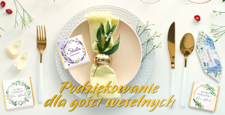 Podziękowanie - Ślubne