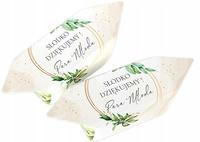 Krówki na ślub wesele podziękowanie dla gości WZ10