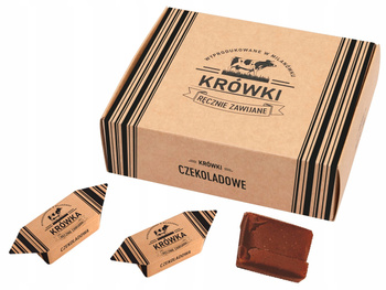 Krówki ciągutki czekoladowe w pudełku 250g