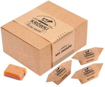 Fudge candies in 1kg box - mix of flavours