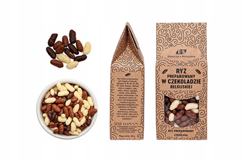 Puffed rice in Belgian chocolate mix 80g