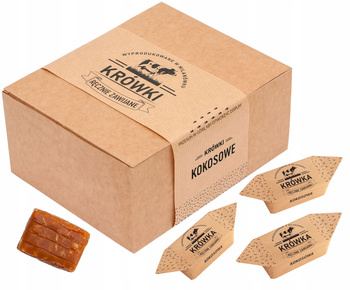 Coconut fudge candies in 1 kg box