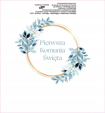Krówki ciągutki na pierwszą Komunię Świętą wzór 1 1 kg