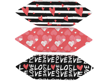 Krówki na Walentynki mix 3 wzorów 1 kg wz 6