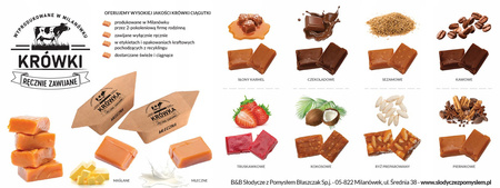 Fudge candies in big fudge  300g bag - mix of flavours