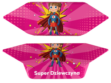 Krówki ciągutki Super Dziewczyna, Prezent na Dzień Kobiet/Dziecka 1kg