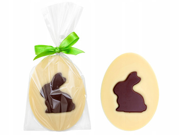 Czekoladowe jajko wielkanocne z zajączkiem 85g