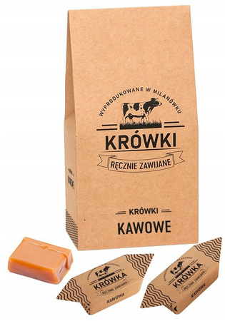 Krówki ciągutki kawowe w torebce 350g