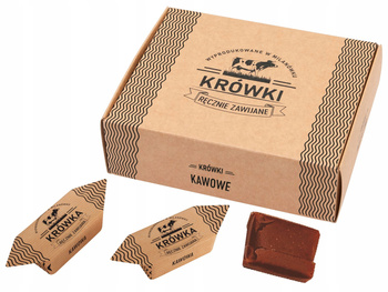 Krówki ciągutki kawowe w pudełku 250g