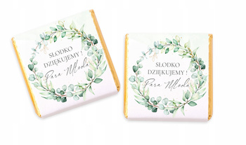 Czekoladki podziękowanie dla gości ślub 50szt WZ2
