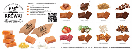 Krówki sezamowe w pudełku 1kg