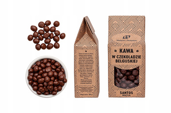 Brazil Santos coffee in Belgian chocolate 44%