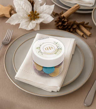 Mini słoiczek z drażetkami - I Komunia Święta - 5 szt. podziękowanie