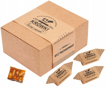 Puffed rice fudge candies in 800g box