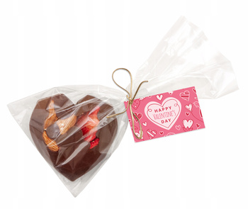 Czekoladowe Serce z owocami na Walentynki wz 1 40g