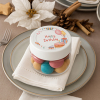 Mini słoiczek z drażetkami - Happy Birthday - 5 szt. na urodziny