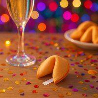 Ciasteczka z wróżbą na Andrzejki - zestaw 10 sztuk 60g