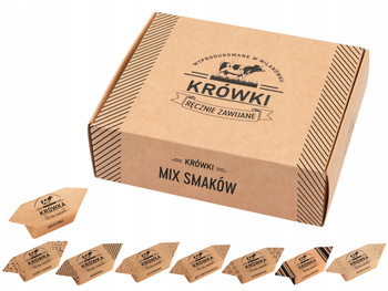 Krówki ciągutki MIX smaków w pudełku 250g