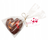 Czekoladowe Serce z owocami na Walentynki wz 2 40g
