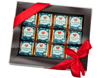 Prezent na Dzień Dziadka Bombonierka Praliny 12 szt. 204g